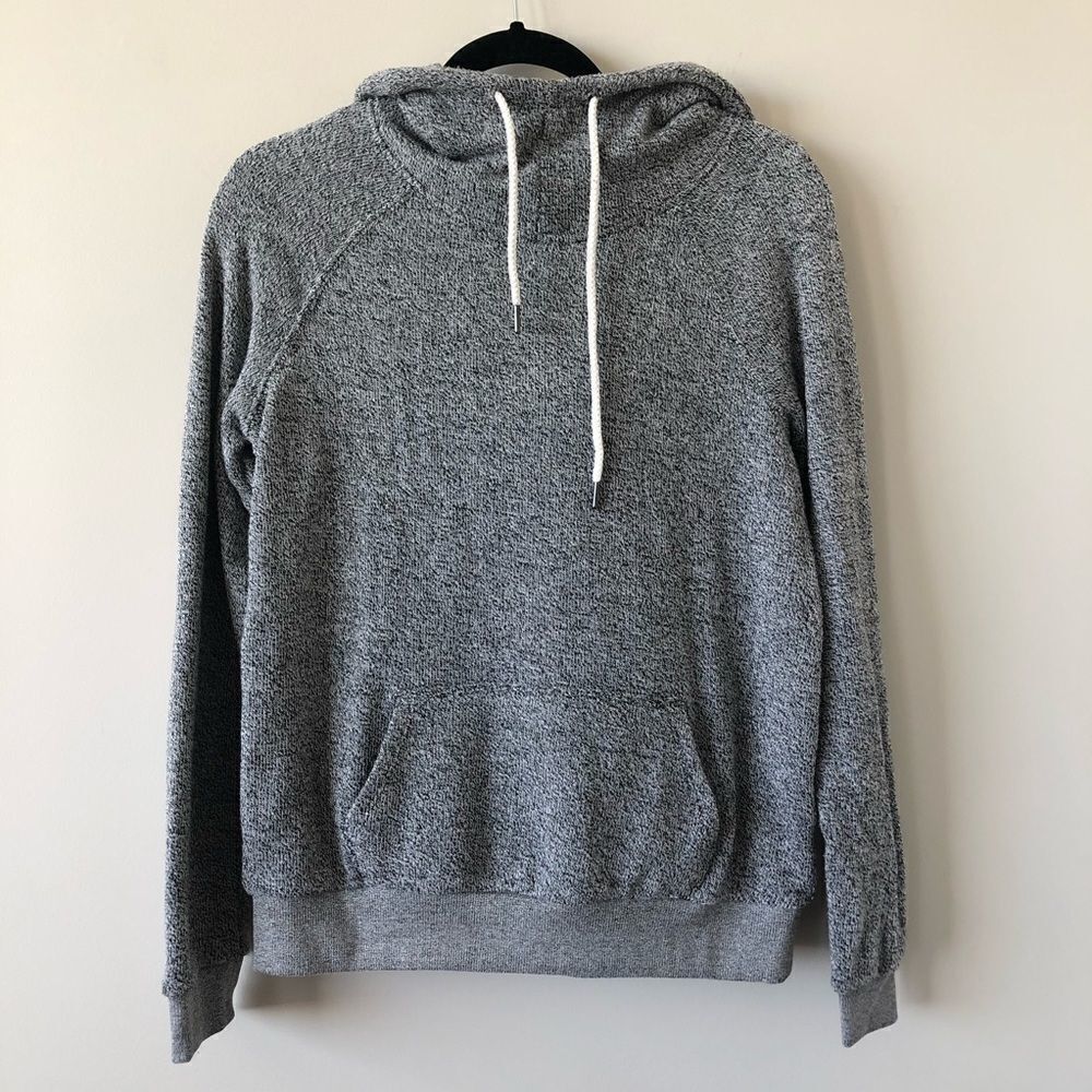 Garage Grey Heathered Cozy Sweater - Size: M